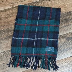 Clans Scotland Lambs Wool Tartan Plaid Unisex Scarf 56” x 12”
